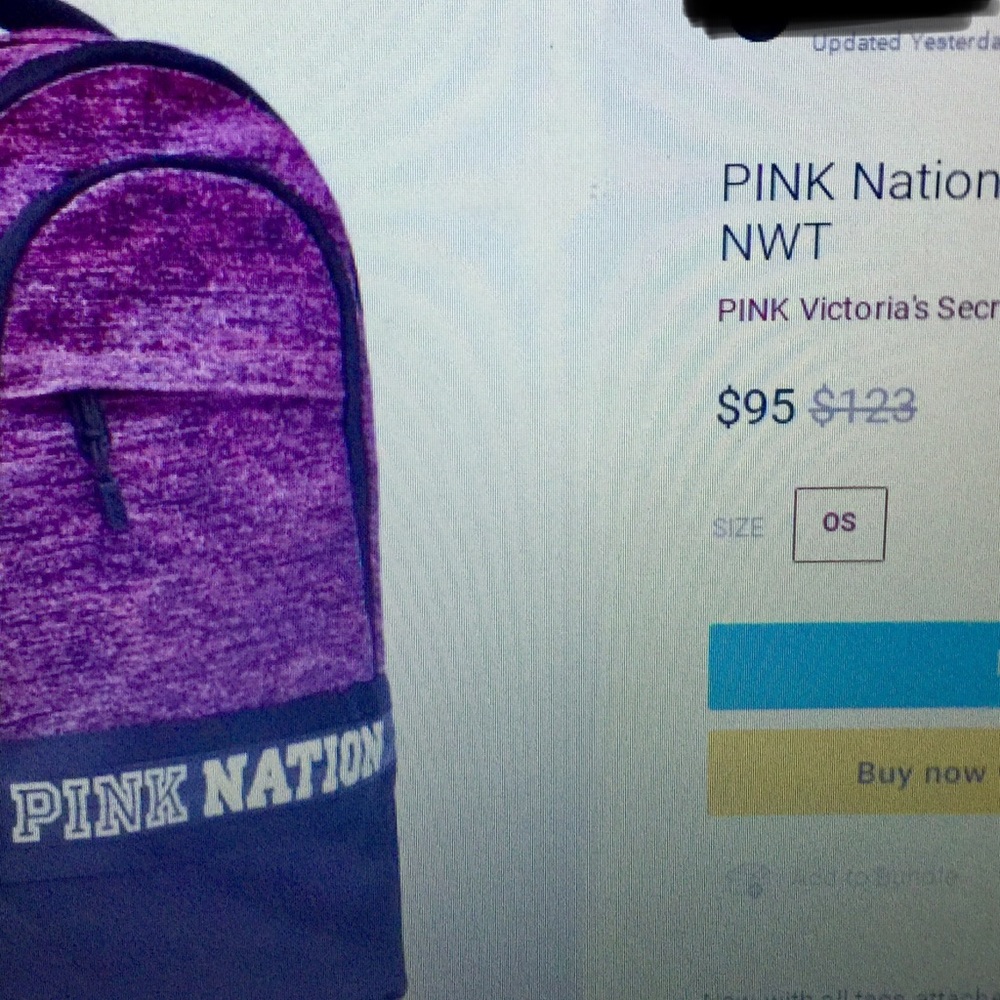 Pink Nation backpack - Picture 3 of 4